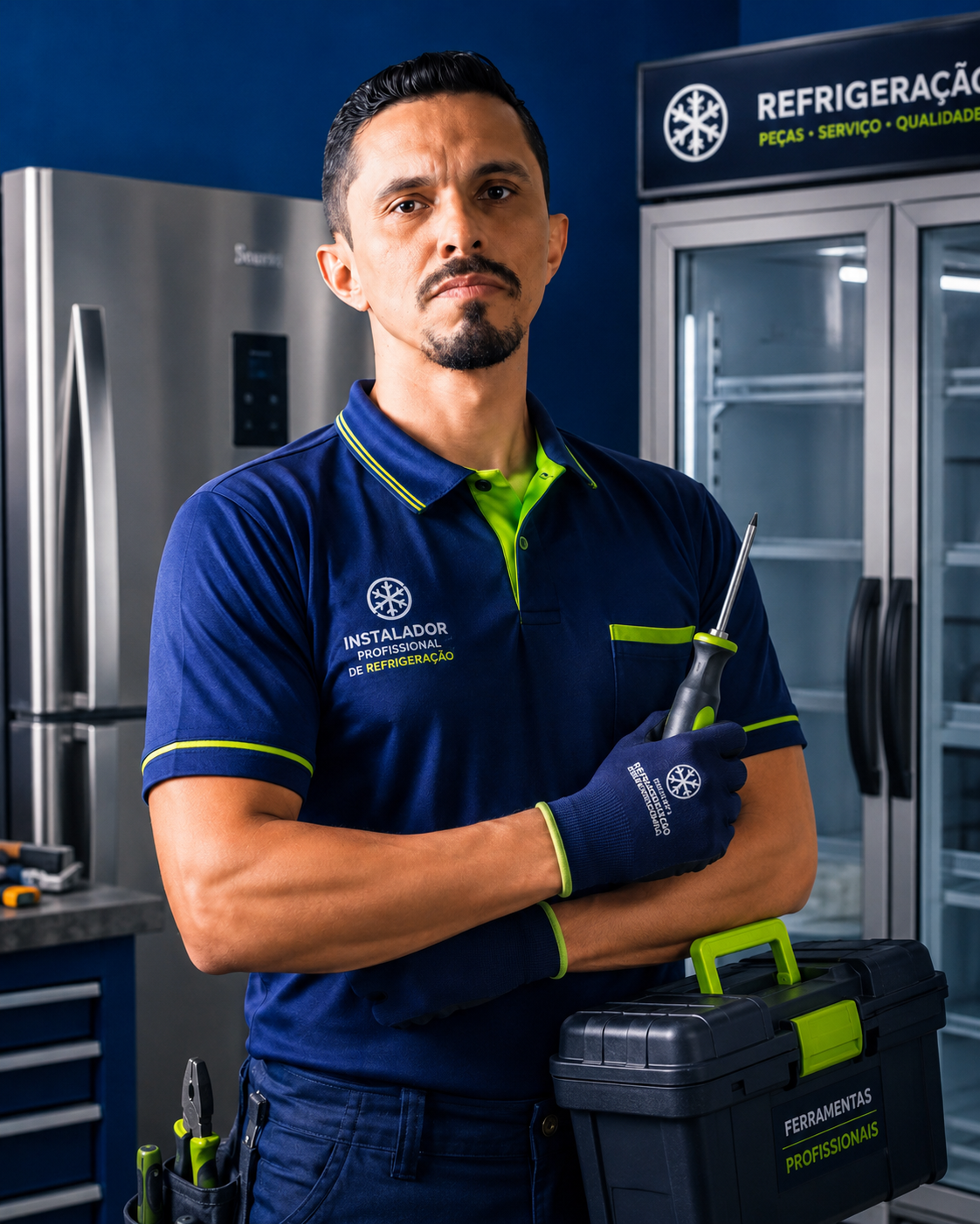 Professor Johnn, especialista em refrigeração